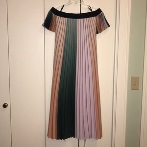 Ted Baker London Multicolor Off-Shoulder Maxi Dress